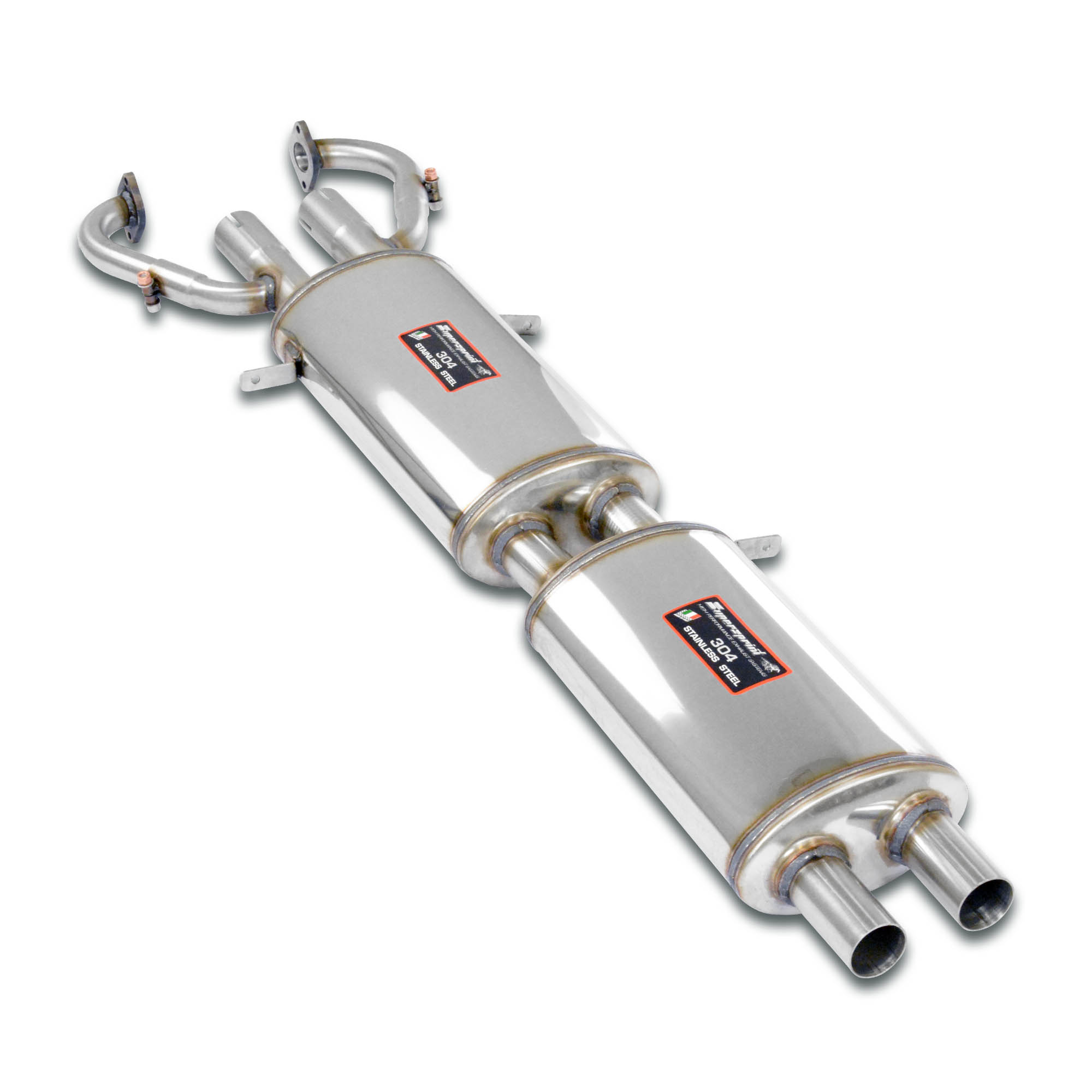 Front + Silencieux central Gauche (2 Silencers) Disponible sur demande