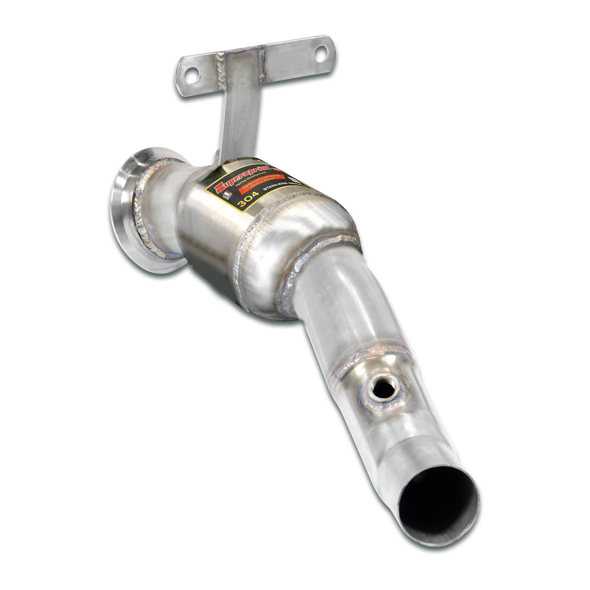 Vorderrohr Links mit Sport Metallkatalysator