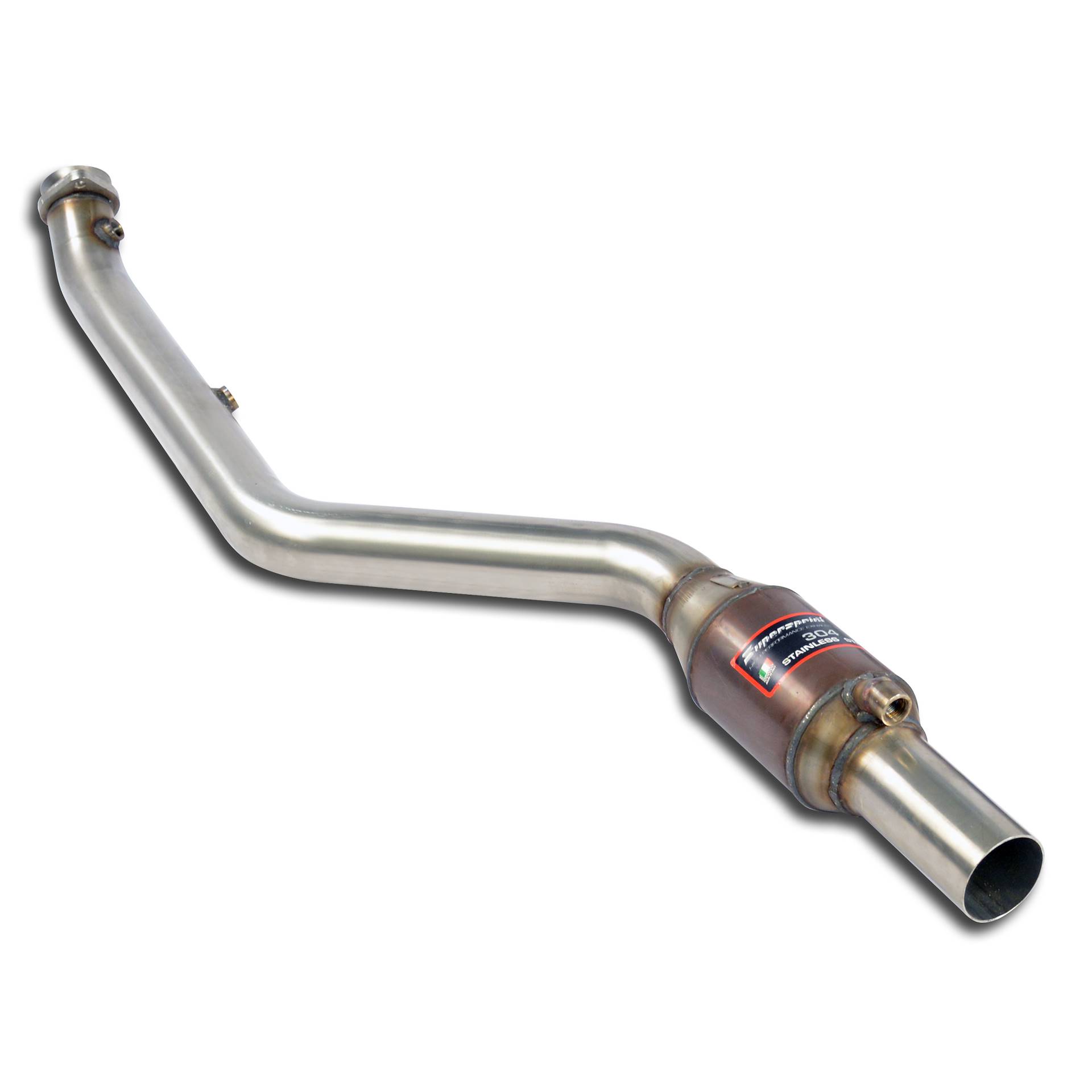 Front pipe Left with  Metallic catalytic converter
