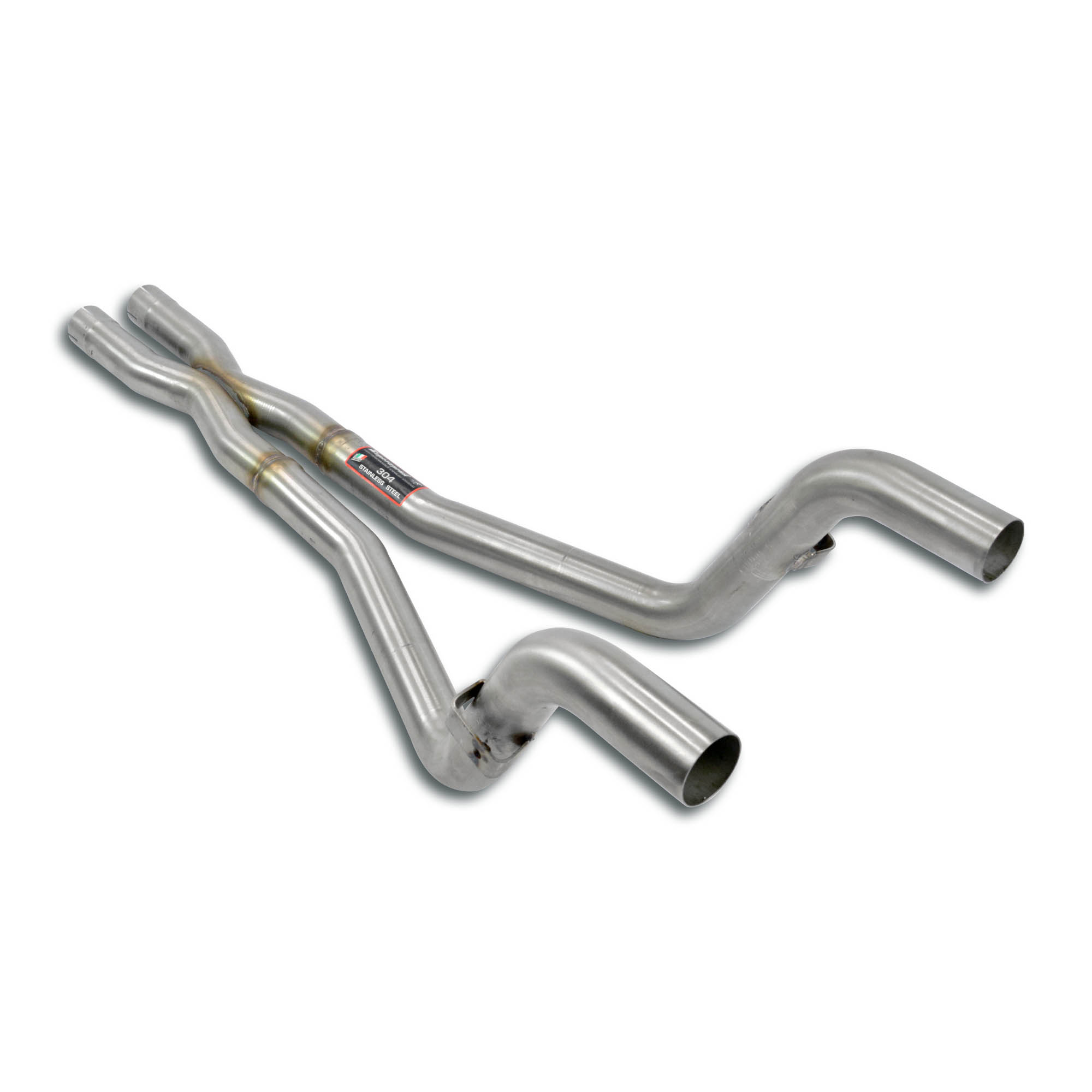 Tube centrals kit Droite - Gauche avec  X. Replace origine Silencieux central.