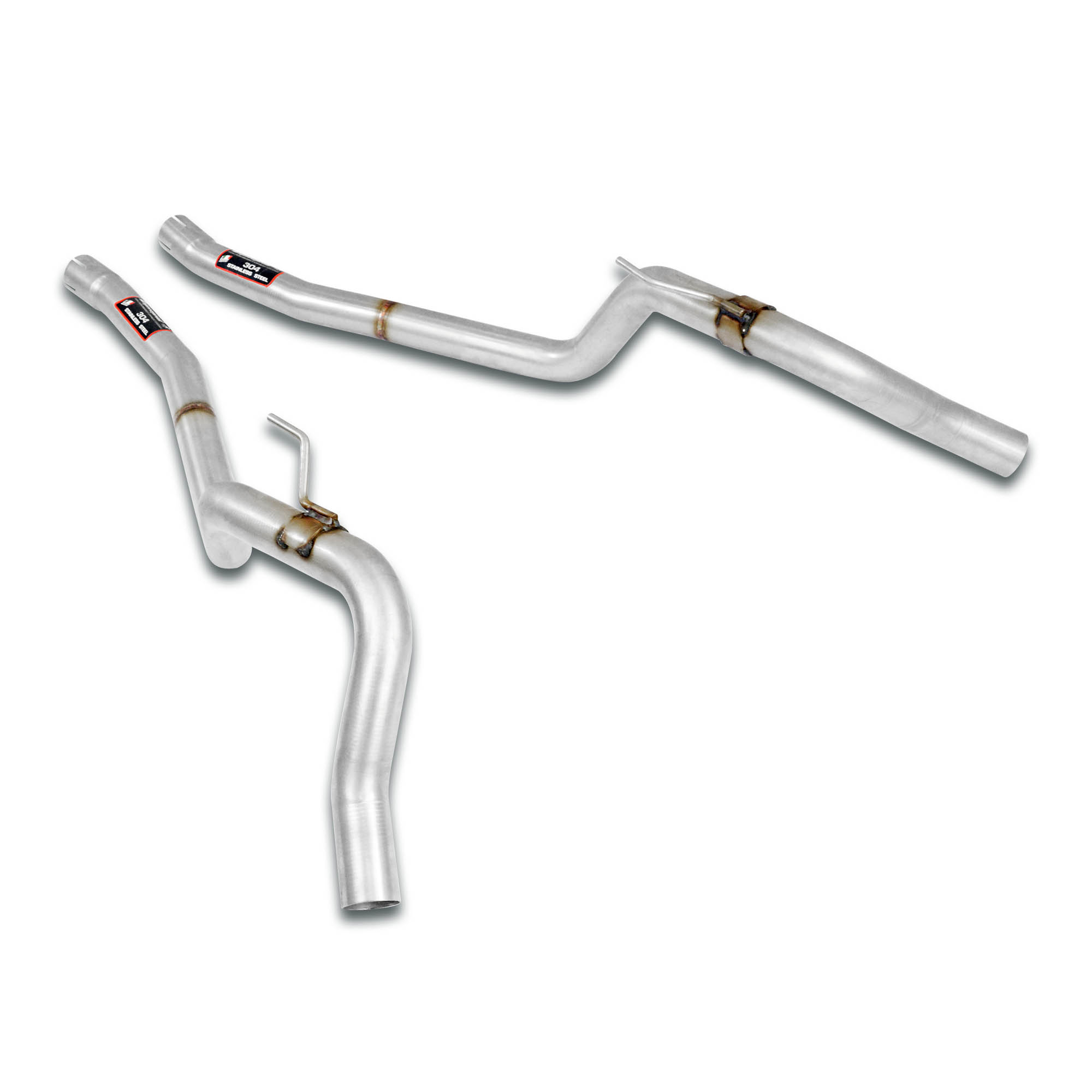 Tube centrals kit Droite - Gauche (Replace origine Silencieux central)