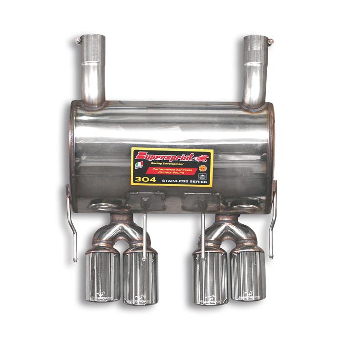 Sport rear muffler Right OO100 - Left OO100