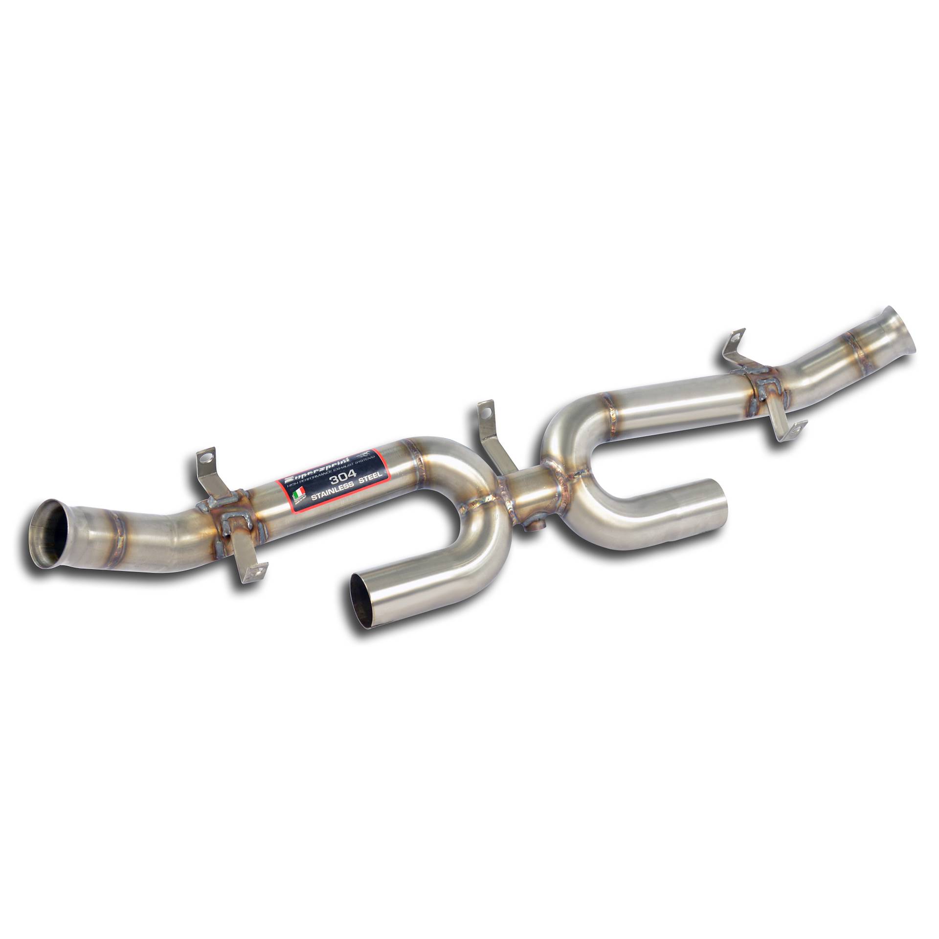 Kit tubos centrales Derecho-Izquierdo H-Pipe (Reemplaza catalizador OEM) 