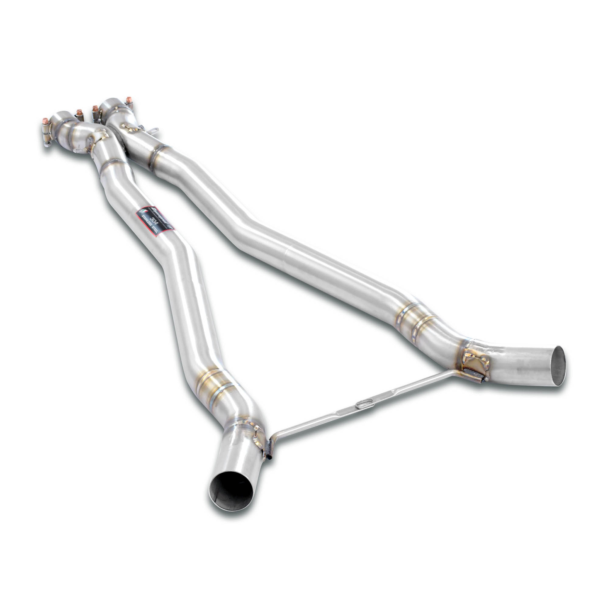 Kit Tubi centrali destro - sinistro + X-Pipe