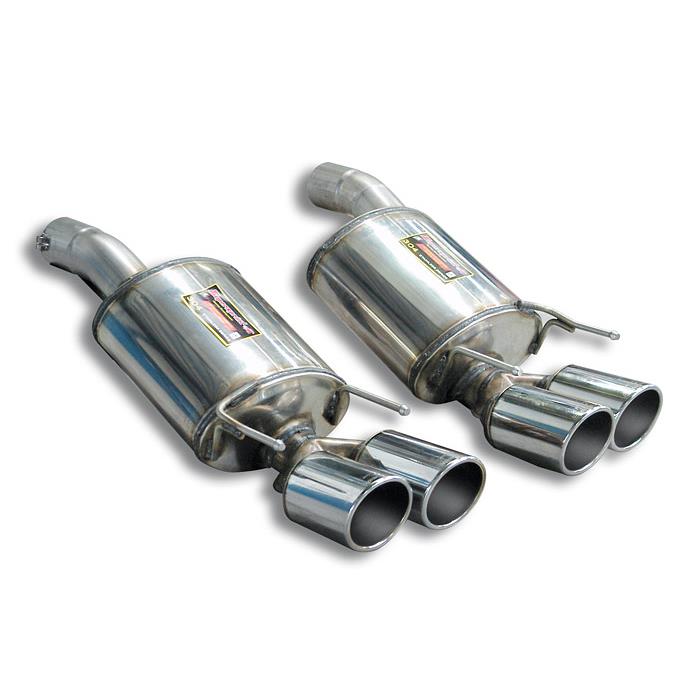 Racing rear muffler Right OO100 - Left OO100