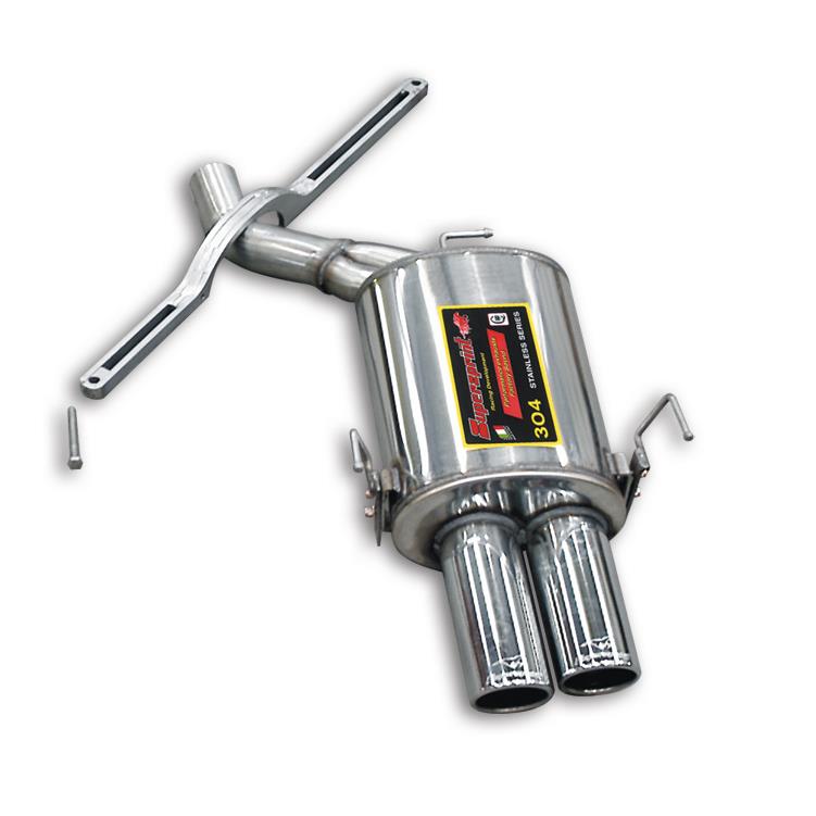 Rear exhaust Right OO90 Heavy duty chassis bar included