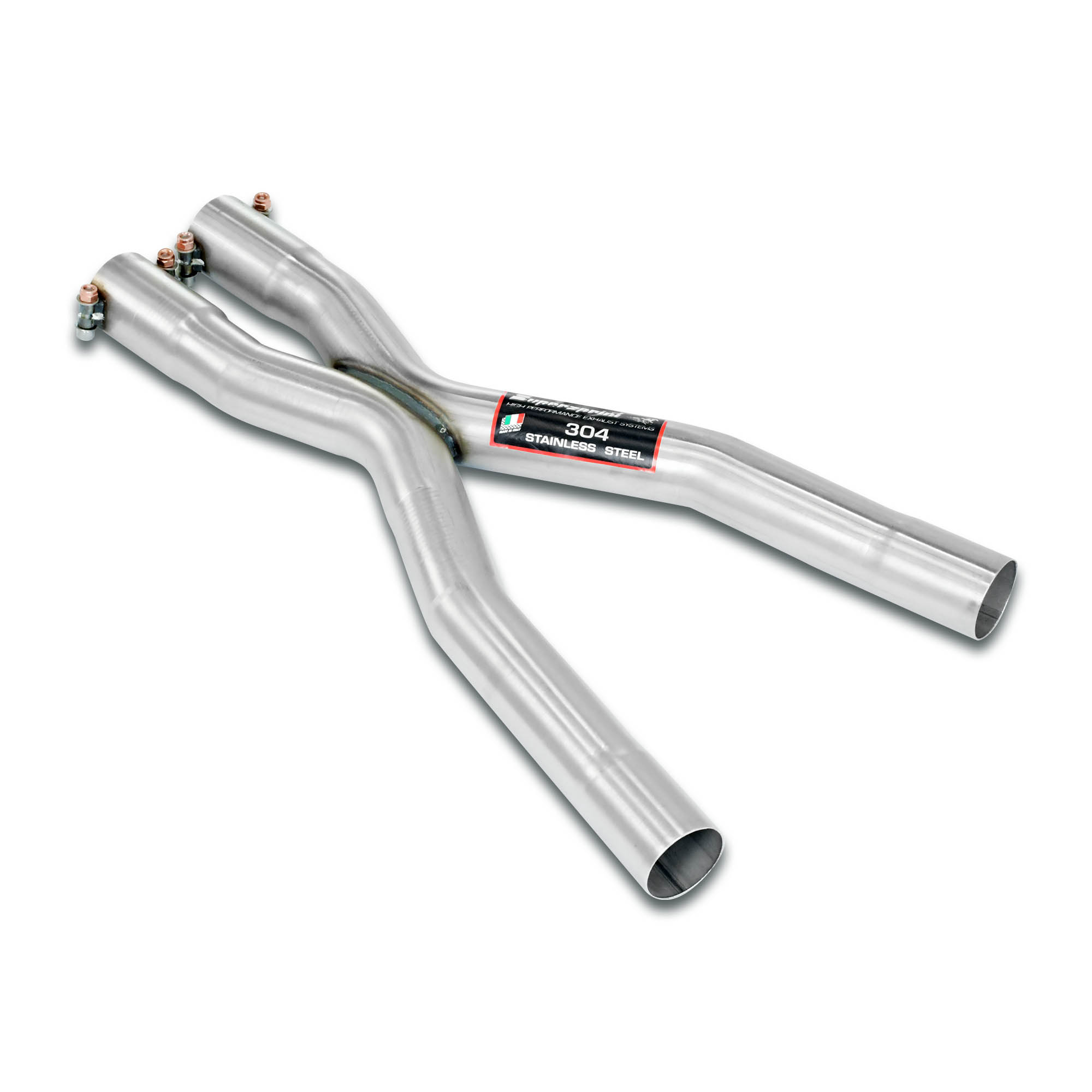 Centre pipe X. replaces OEM centre exhaust.