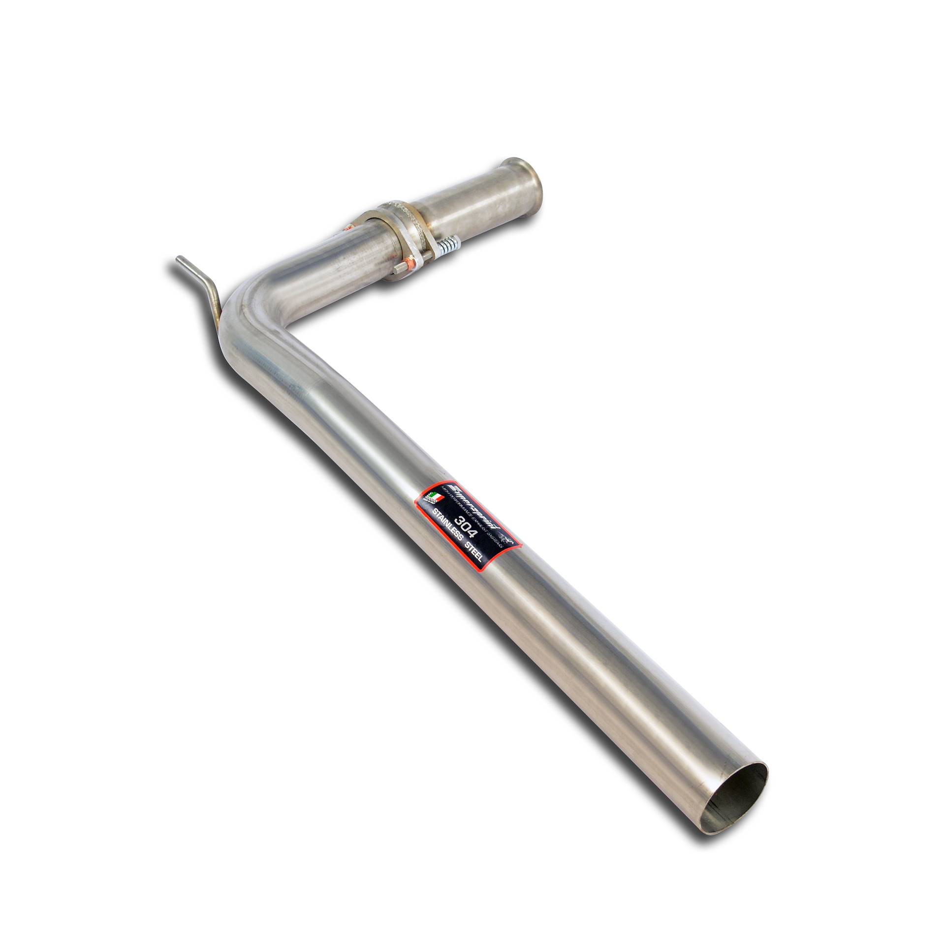 Front pipe Left Stainless steel