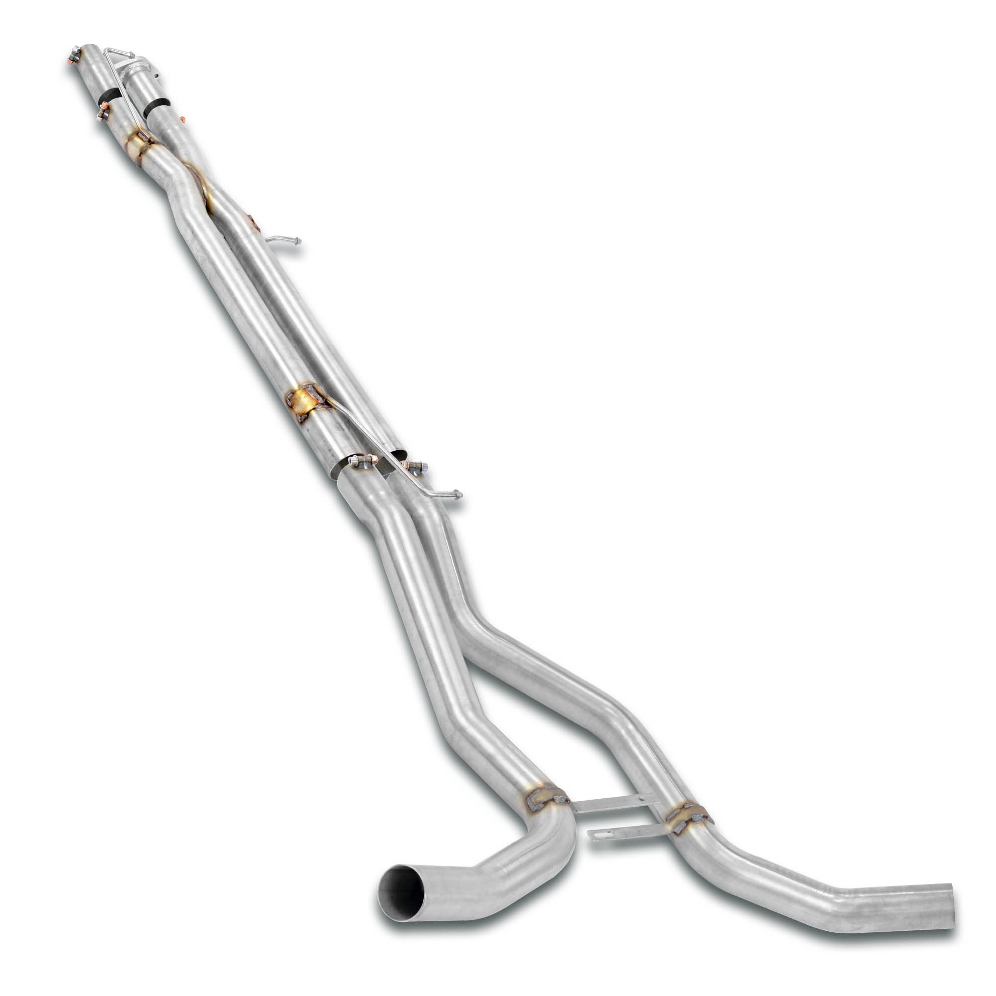 Centre pipe Right - Left + X-Pipe (Replaces OEM centre exhaust)