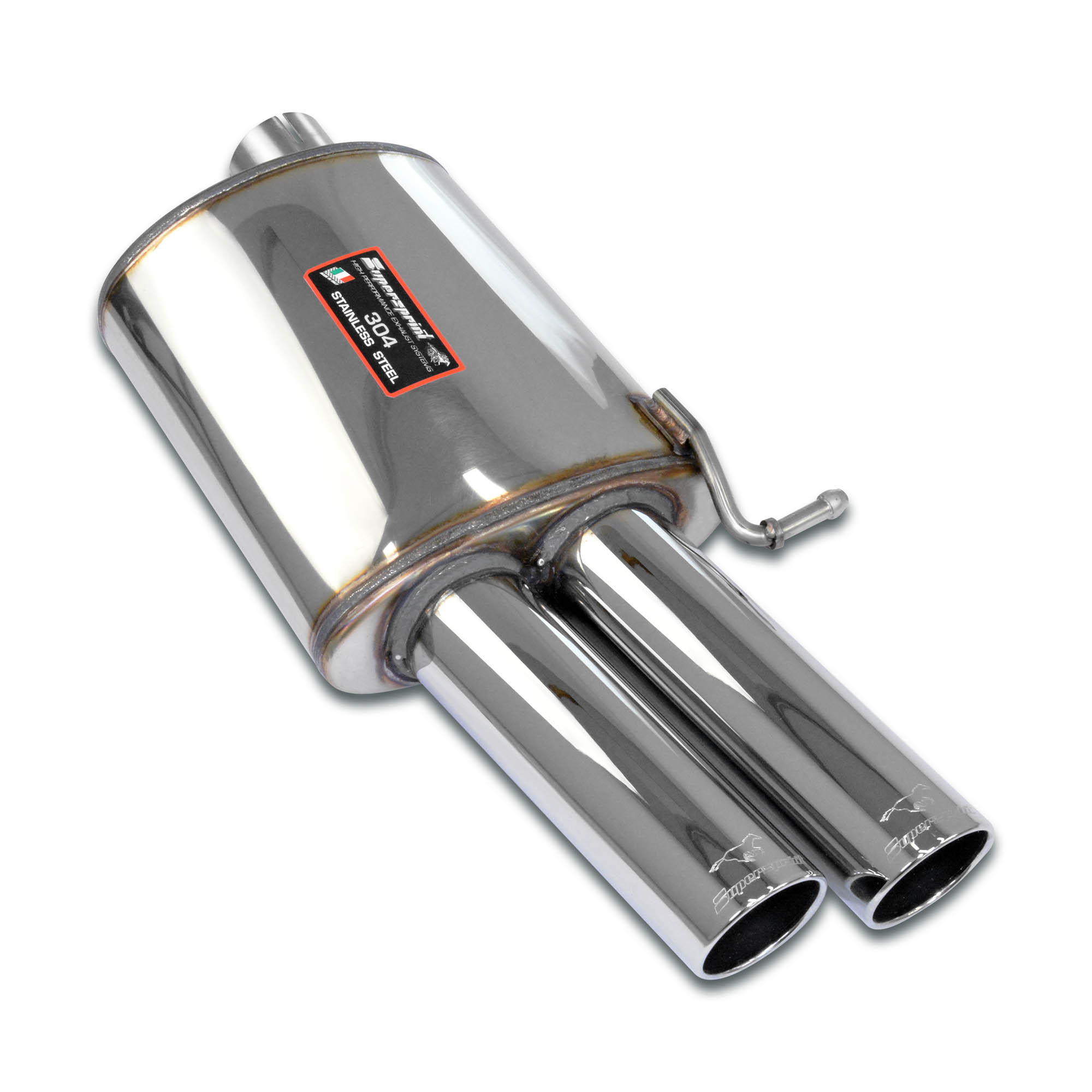 Rear exhaust OO80 STEEL 409