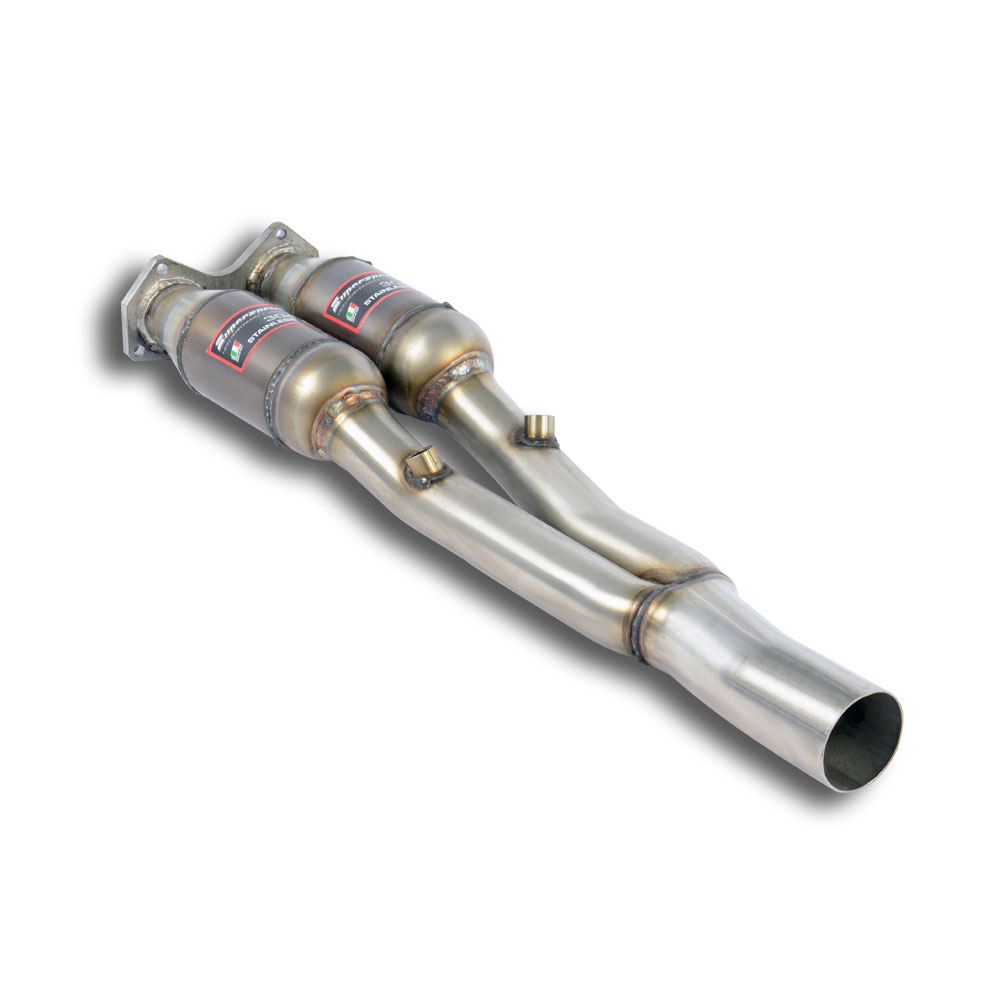 Vorderrohr “Y-Pipe” mit Rechts + Links Sport Metallkatalysator