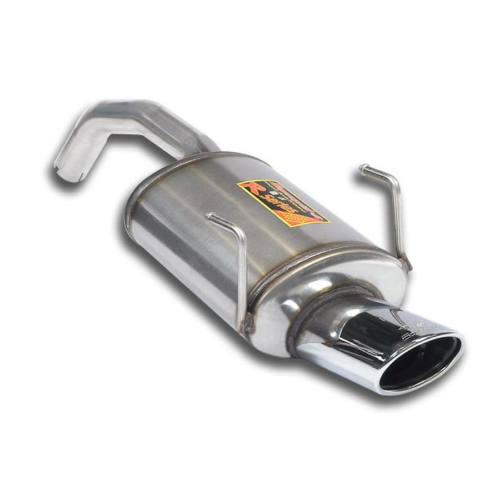 Silencioso trasero 120x80 Acero 409