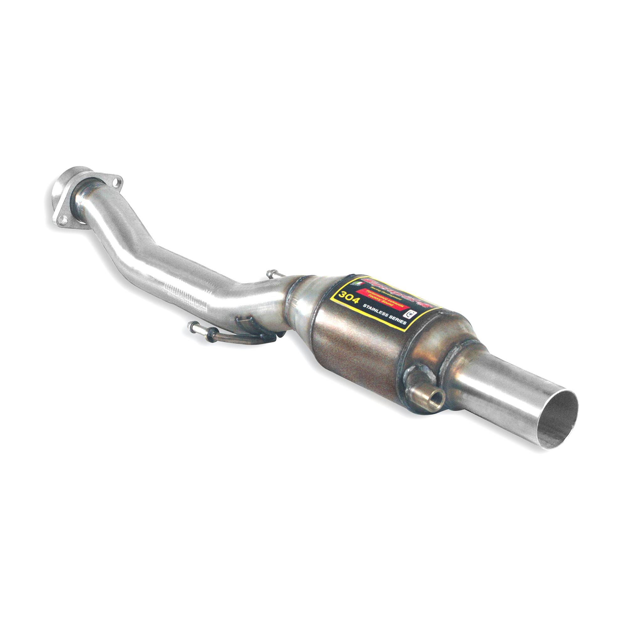 Front pipe with  Metallic catalytic converter