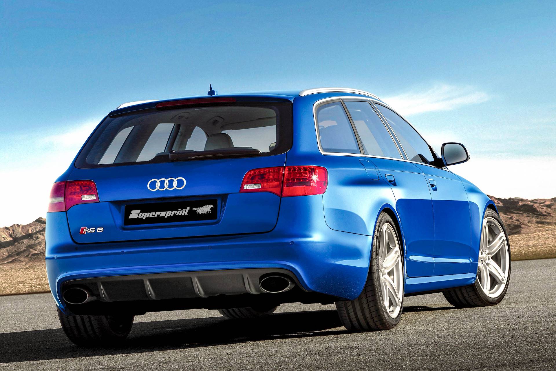 Supersprint Auspuff für AUDI A6 RS6 Quattro 5.0i Bi - turbo V10 ' 08 ->
