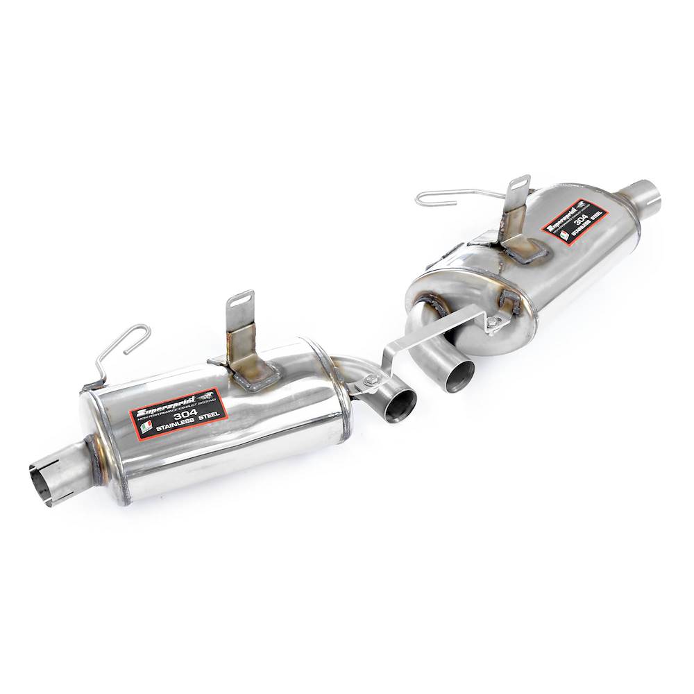 Rear exhaust Right + Left Racing