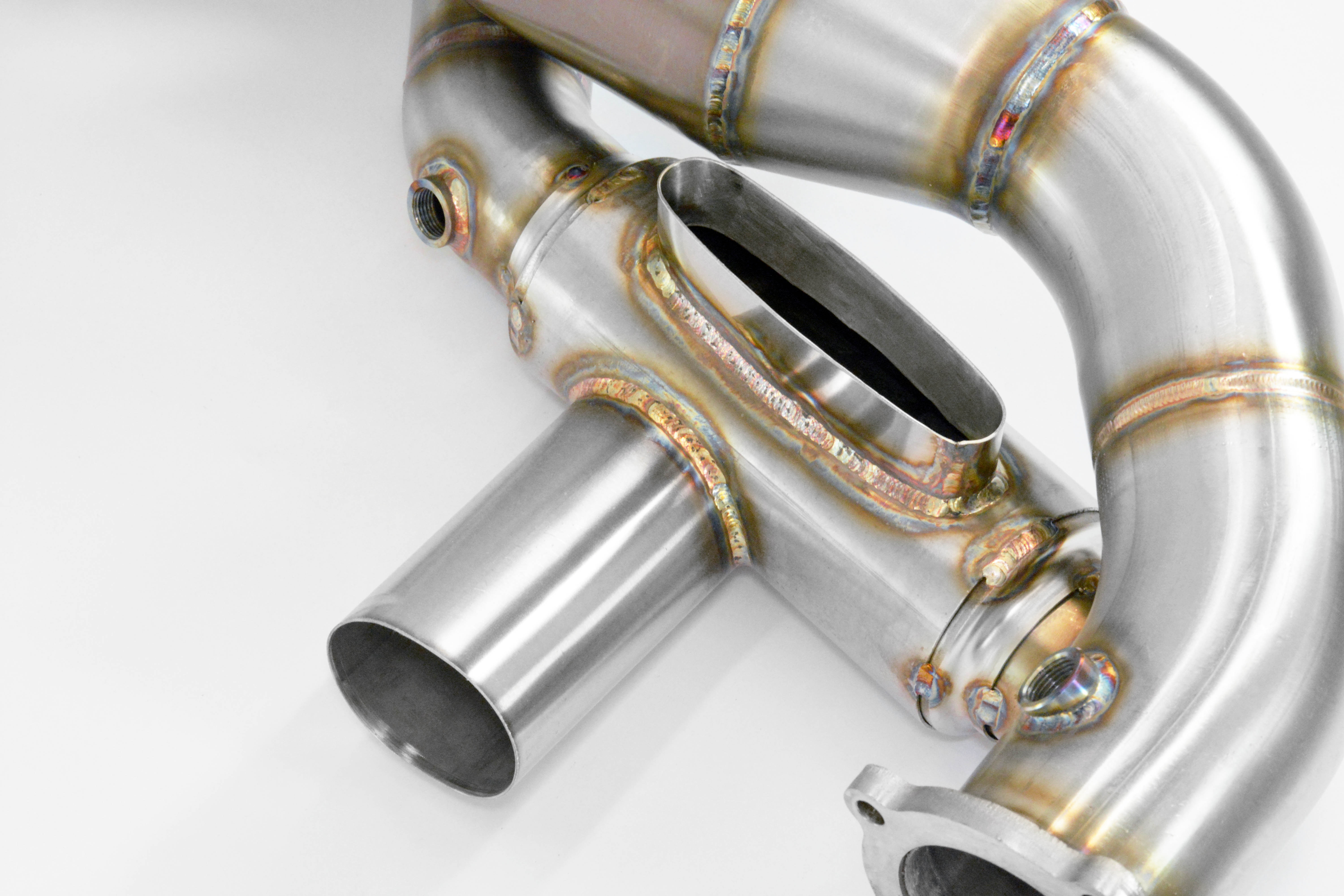 Front Metallic catalytic Right - Left 100CPSI (Con intercambiadores de calor)