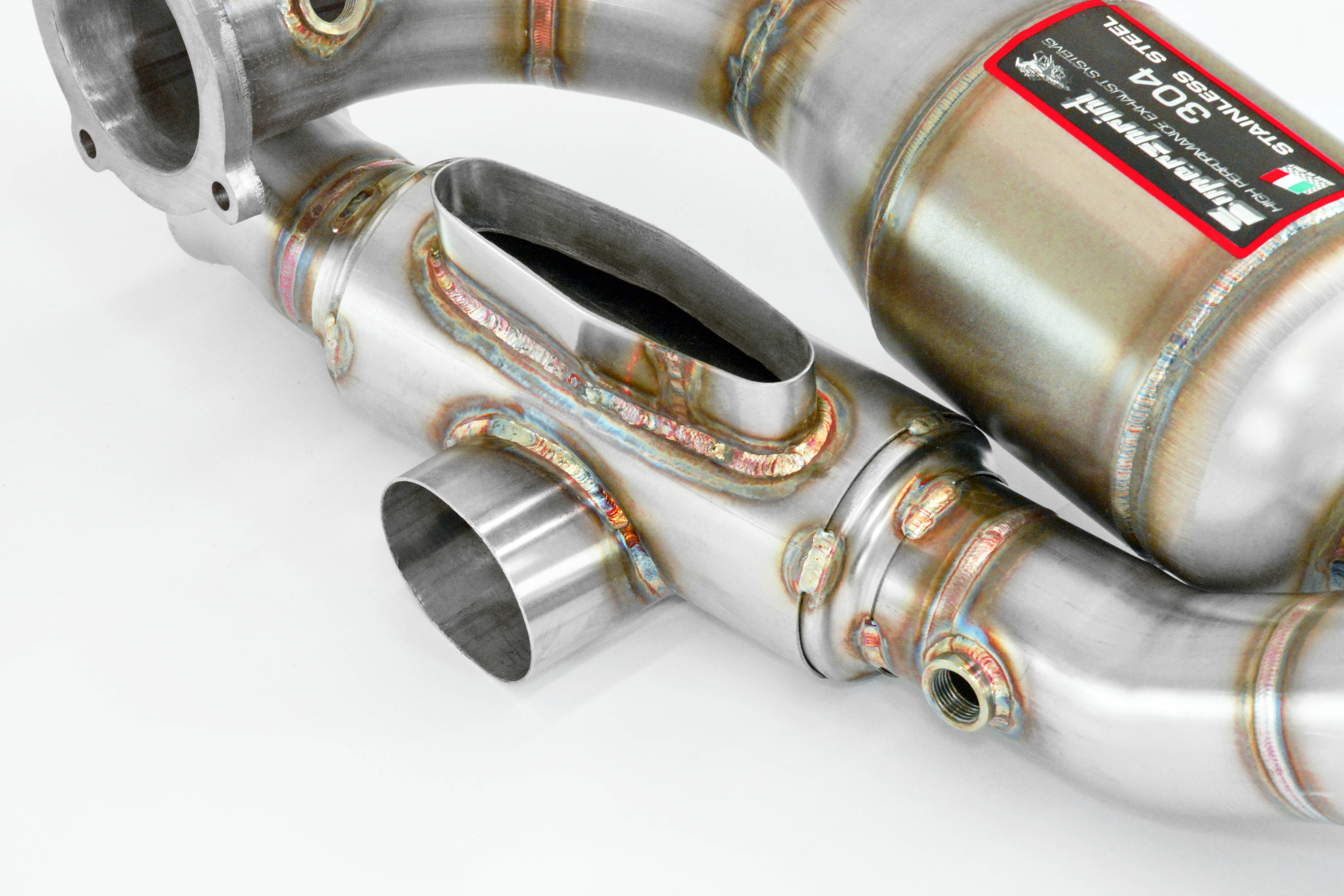 Front Metallic catalytic Right - Left 100CPSI (Con intercambiadores de calor)