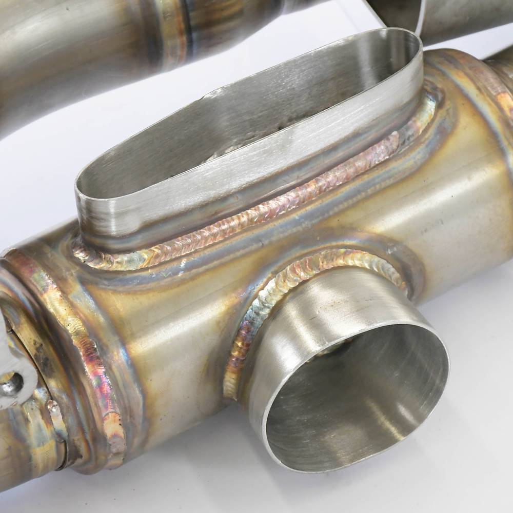 Front pipe Right - Left Replaces catalytic (Con intercambiadores de calor)