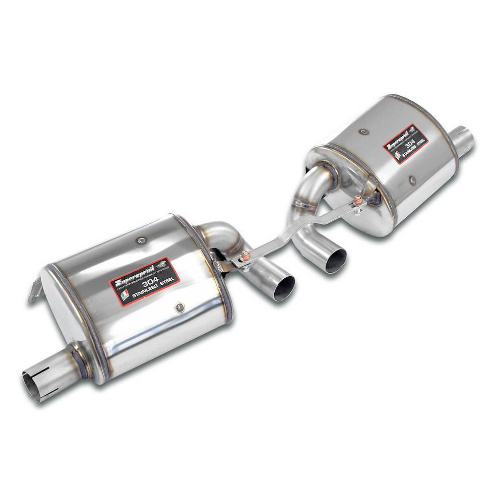 Rear exhaust Right + Left Racing