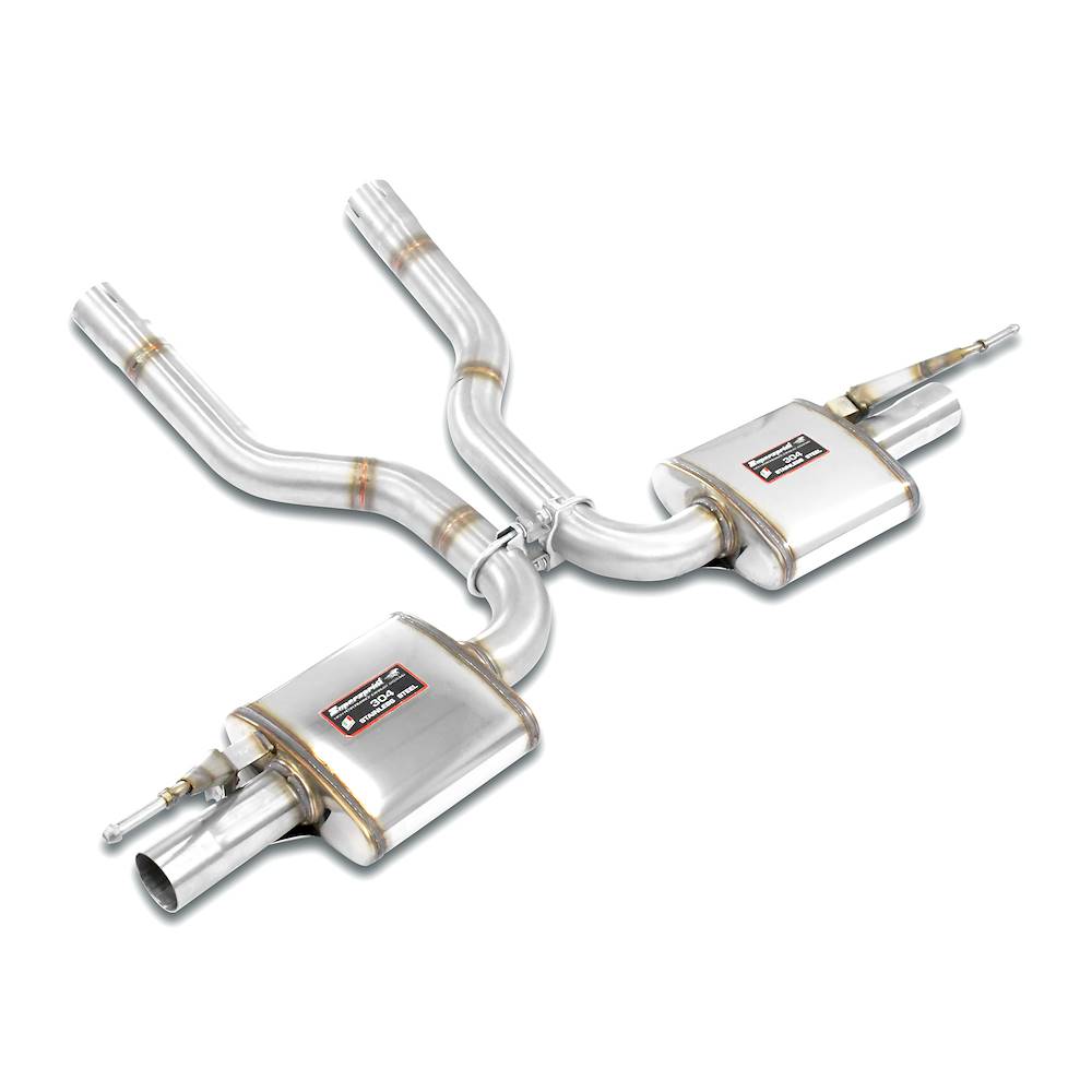 Rear exhaust Right + Left Racing