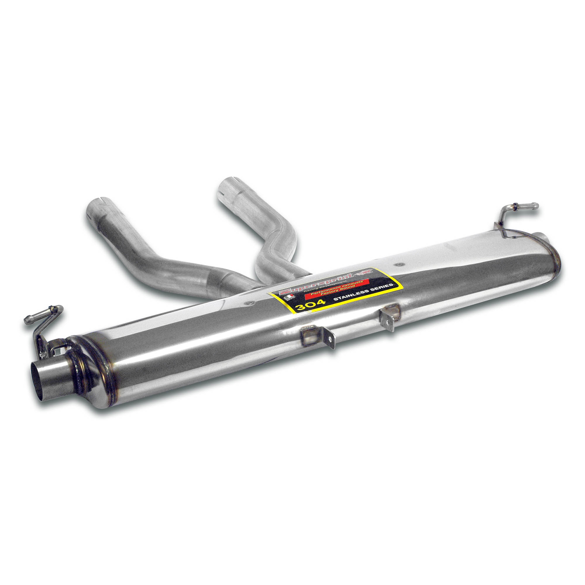 Rear exhaust Right - Left OO100 Gun Metal Grey