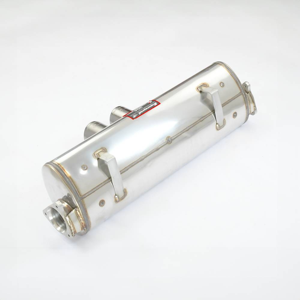Rear exhaust OO 90 Gun Metal Grey