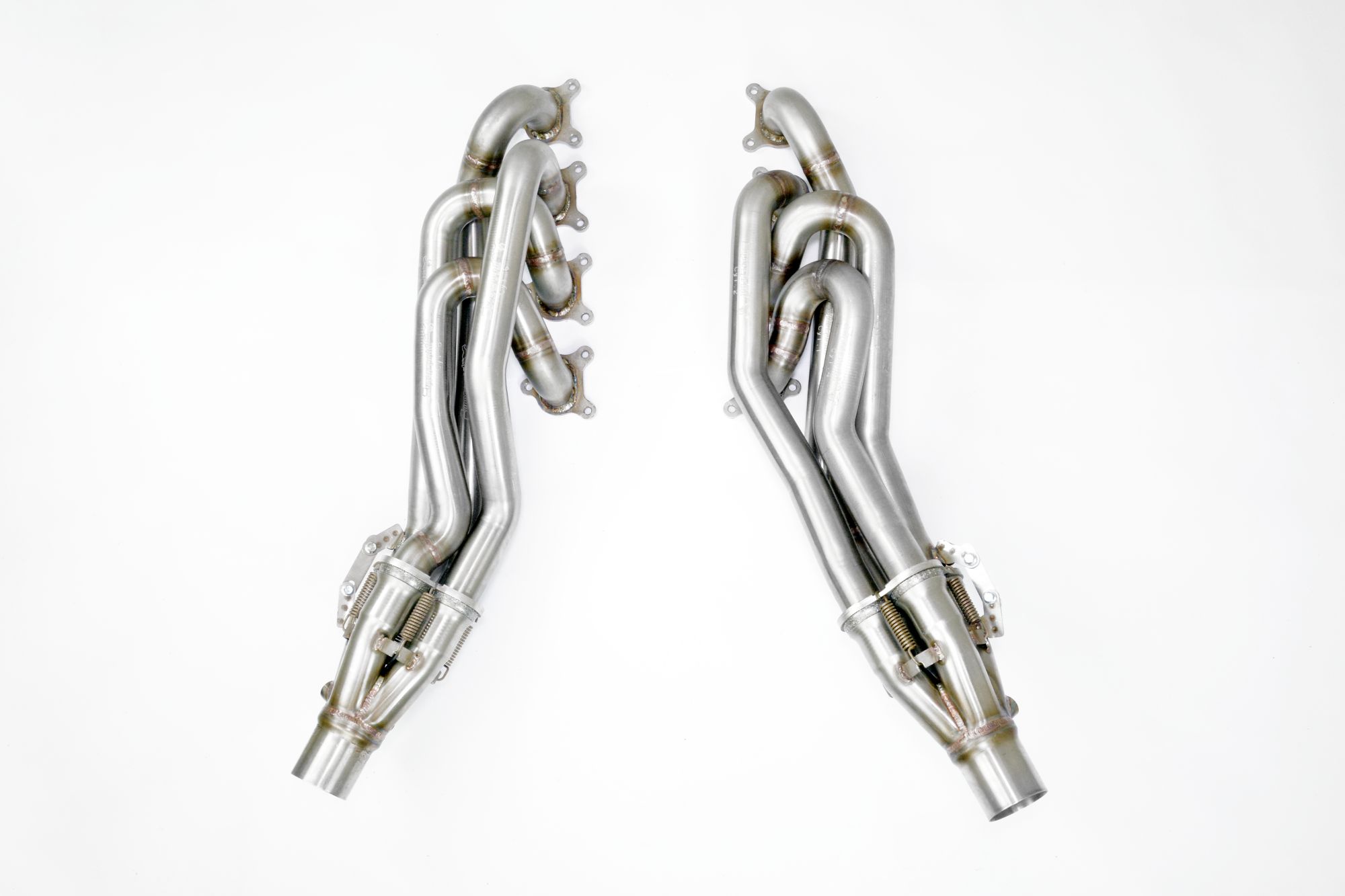 Fächerkrümmer Rechts - Links + Verbindungsrohrsatz (Left Hand Drive)
