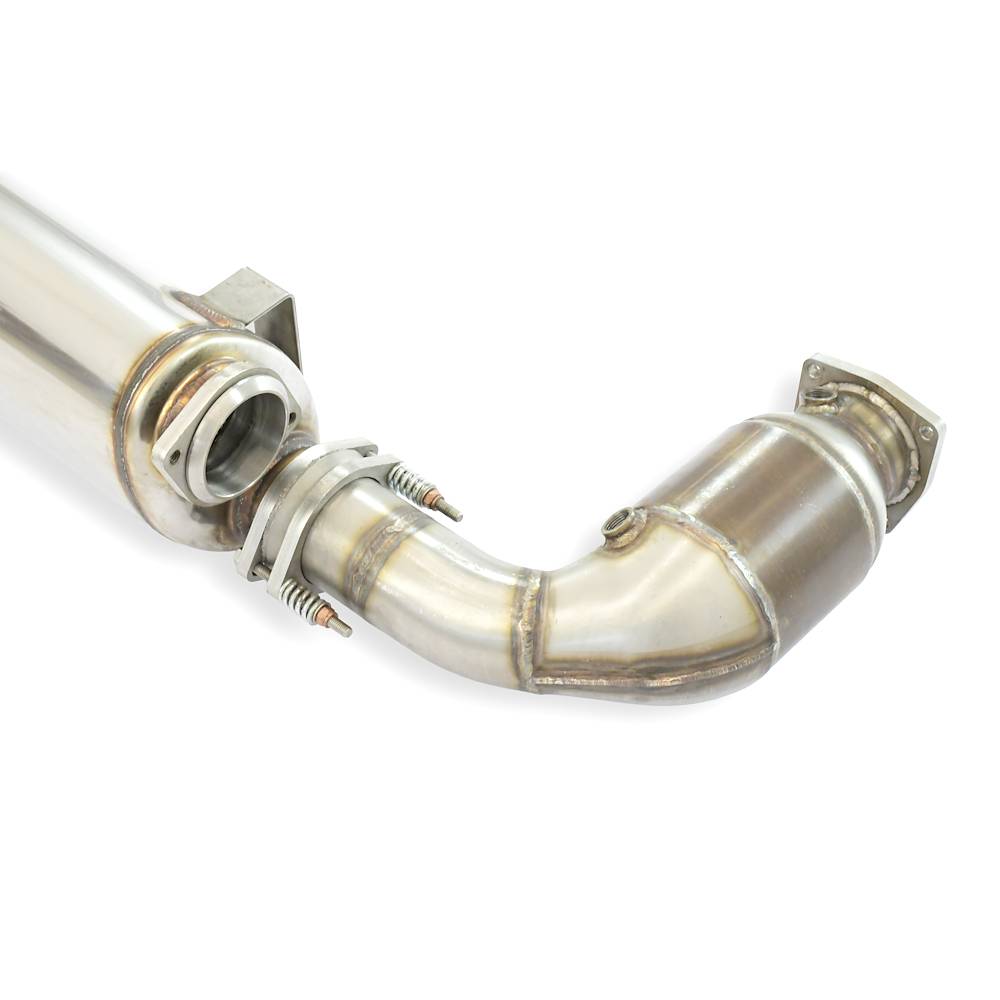 Rear exhaust Right - Left Sport +  Metallic catalytic converter 100 CPSI