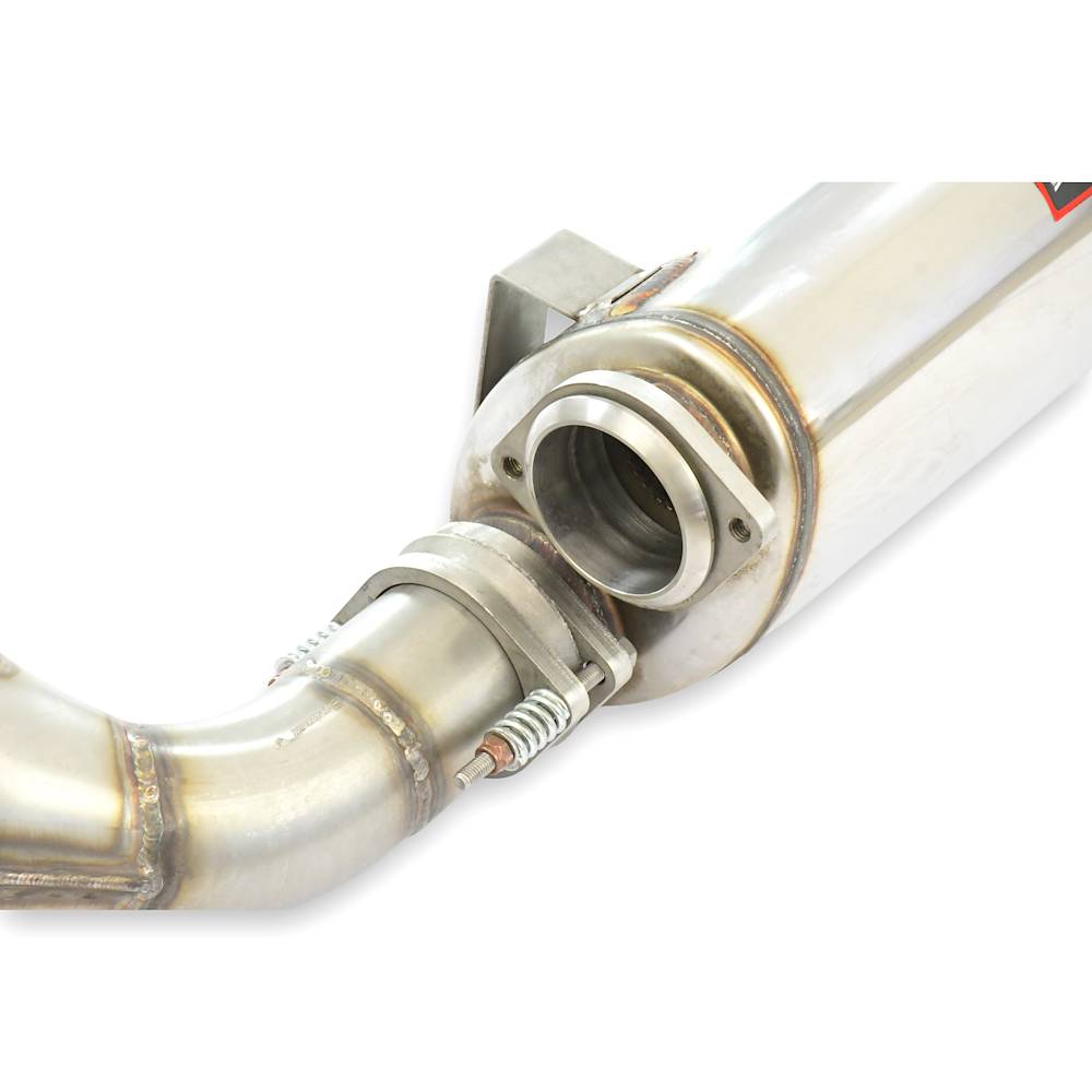 Rear exhaust Right - Left Sport +  Metallic catalytic converter 100 CPSI