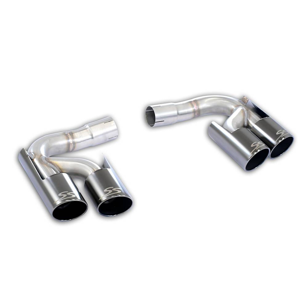 Endschalldämpfer Rechts + Links OO100 Gun Metal Grey