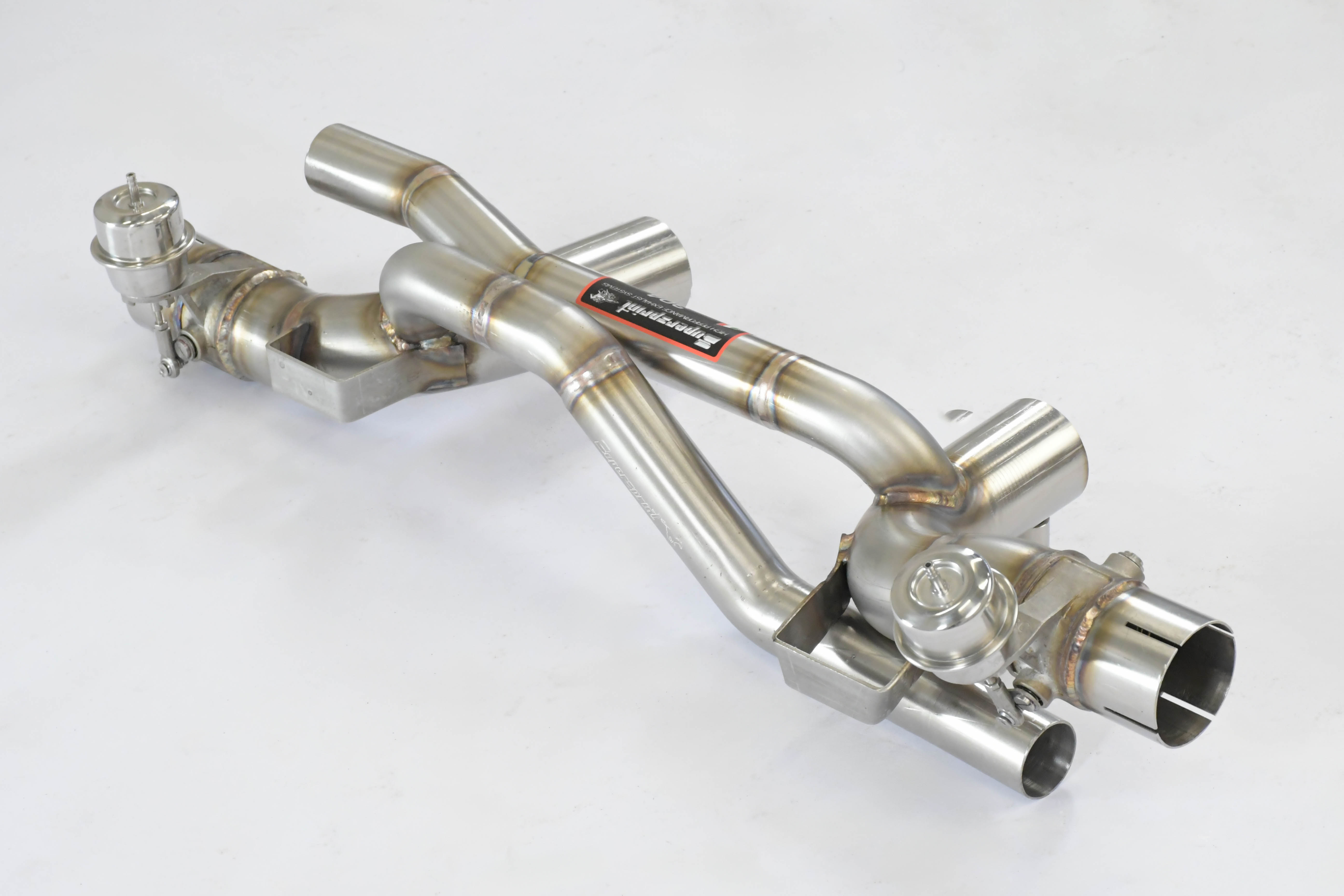 Tube de fuite Droite - Gauche avec valve (Vacuum) (Suppression du silencieux)