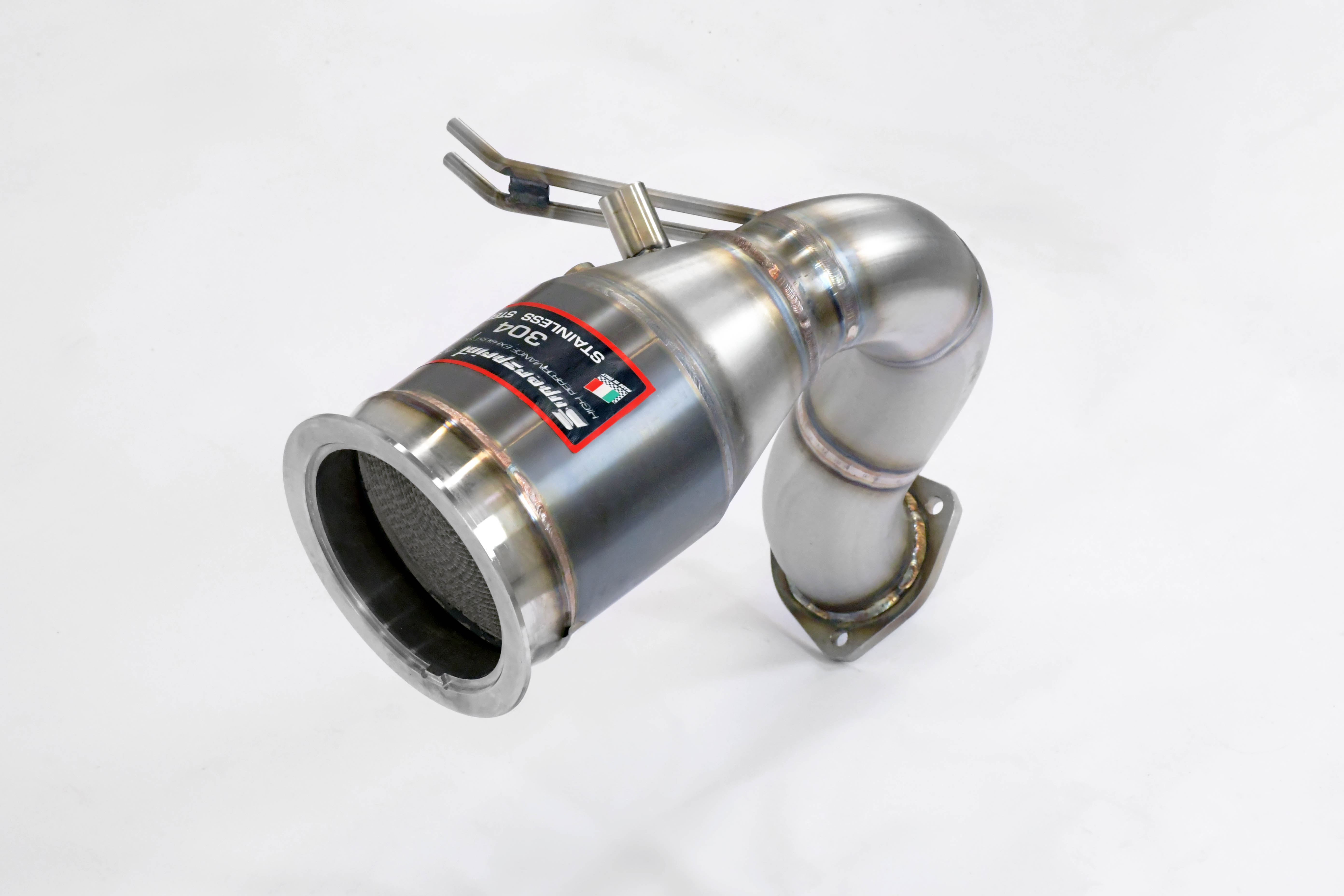 Downpipe Right + Metallic catalytic 