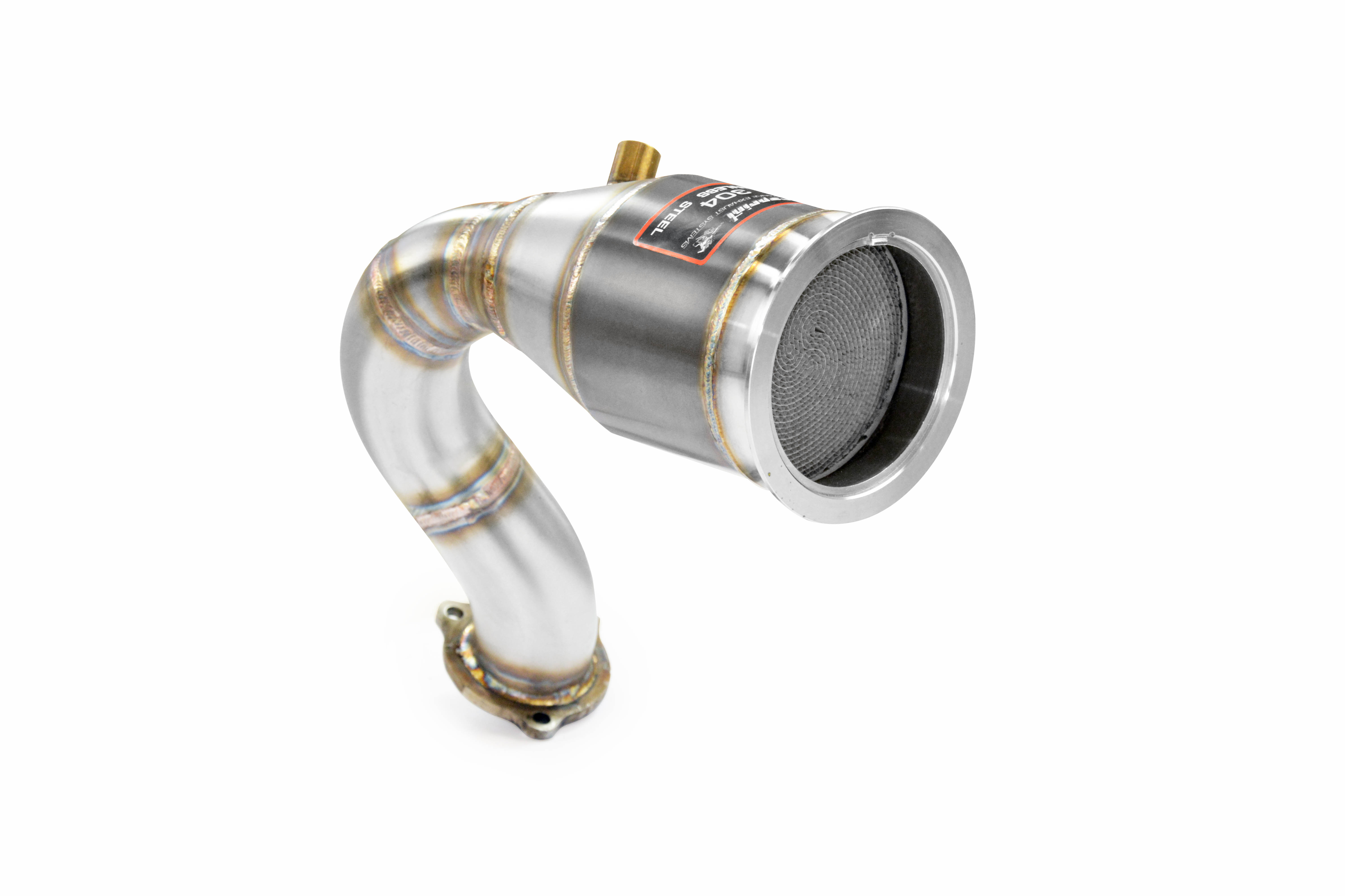 Downpipe Right with Metallic catalytic converter 