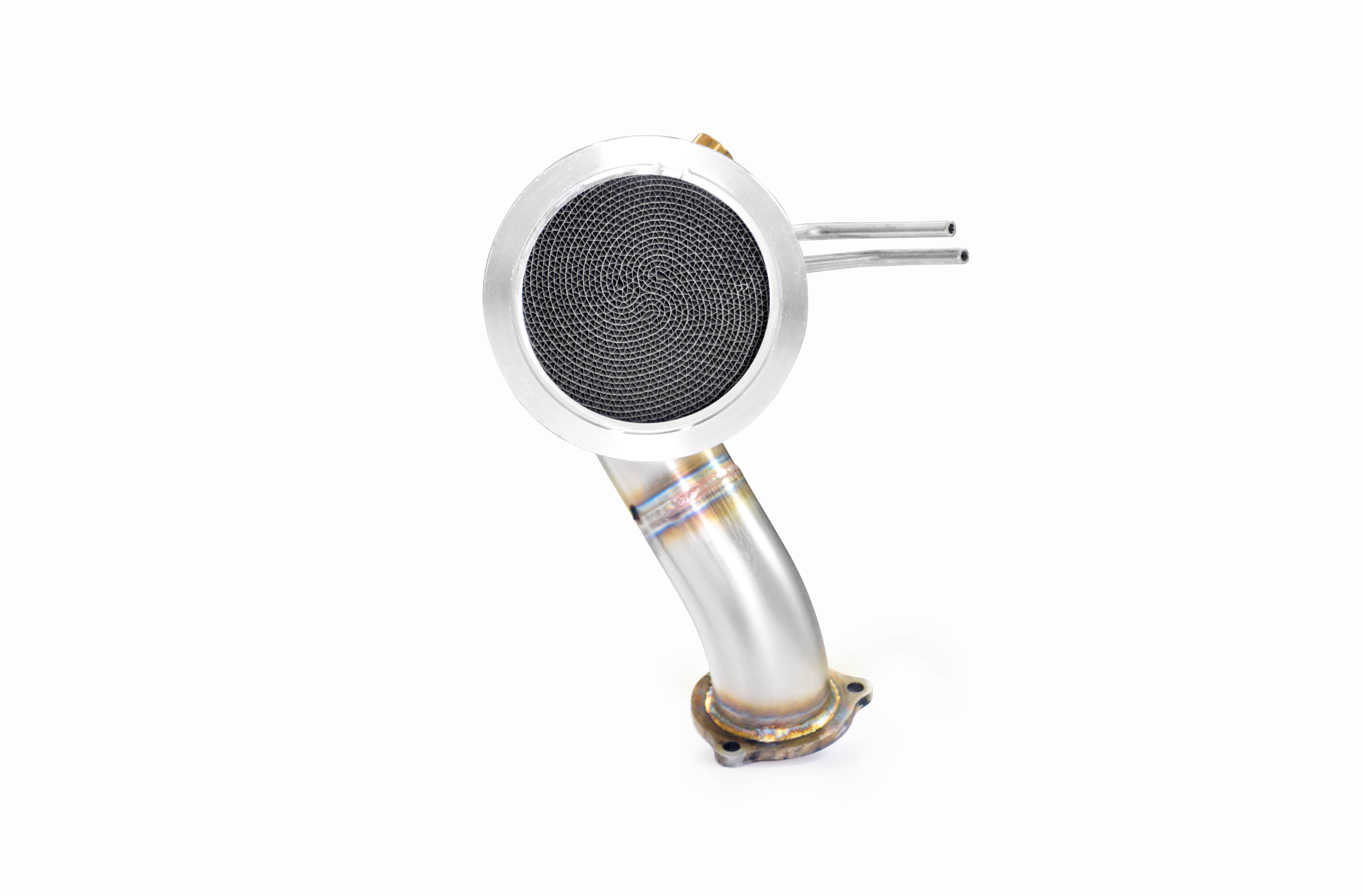 Downpipe Rechts + Sport Metallkatalysator