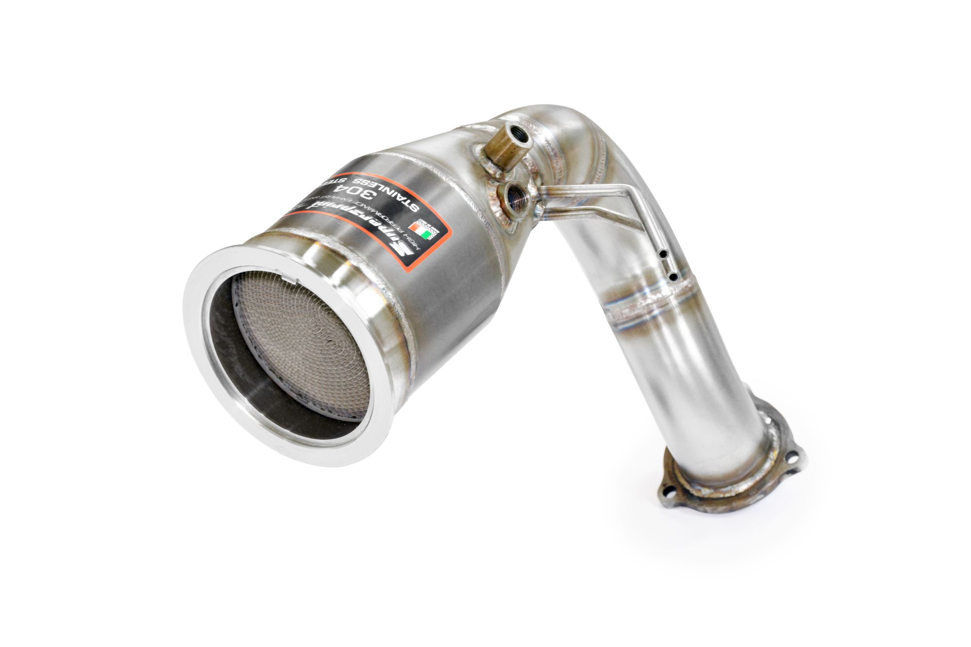 Downpipe derecho con catalizador metalico
