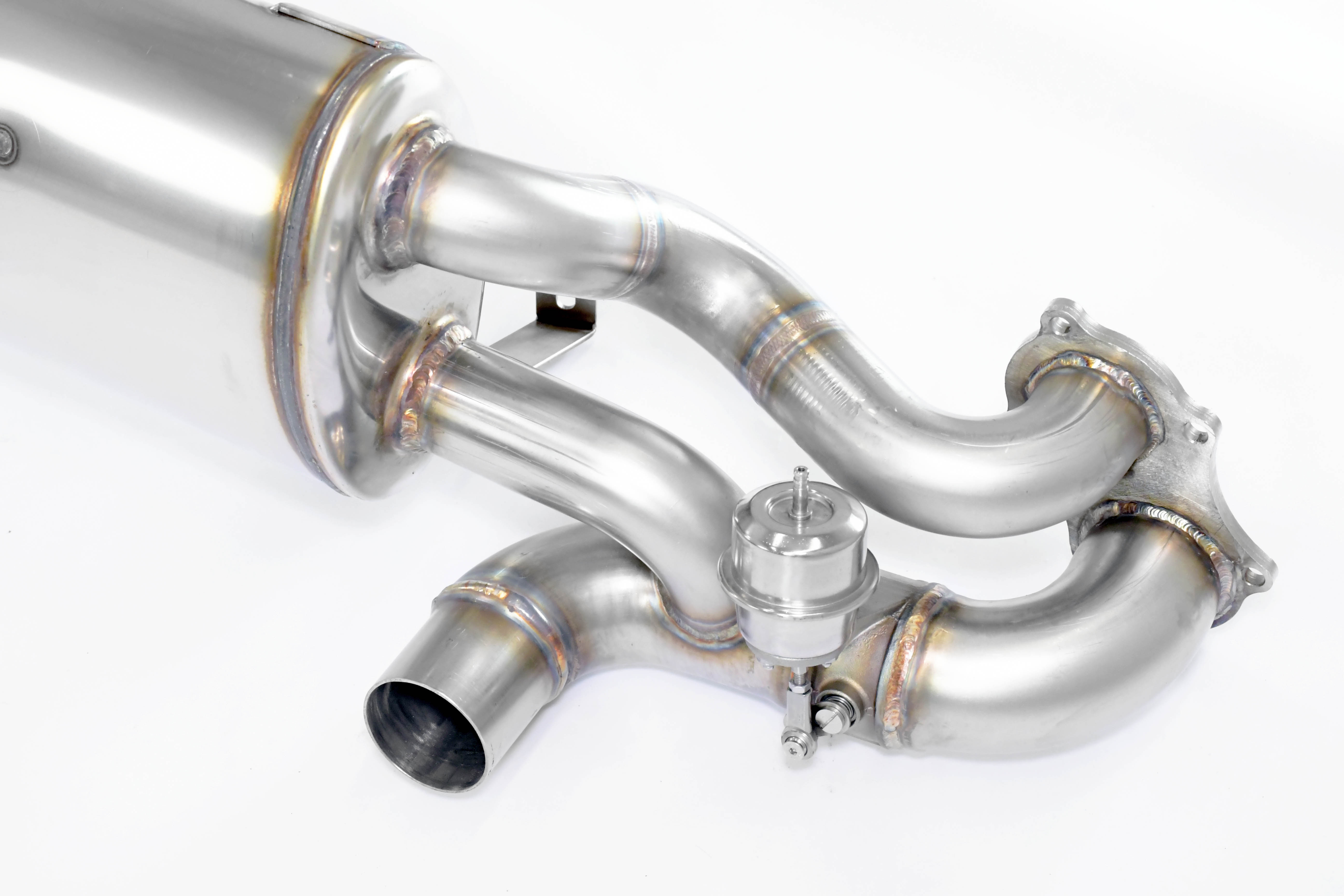 Silencieux arrière Droite - Gauche avec valves Pour sortie d'origine