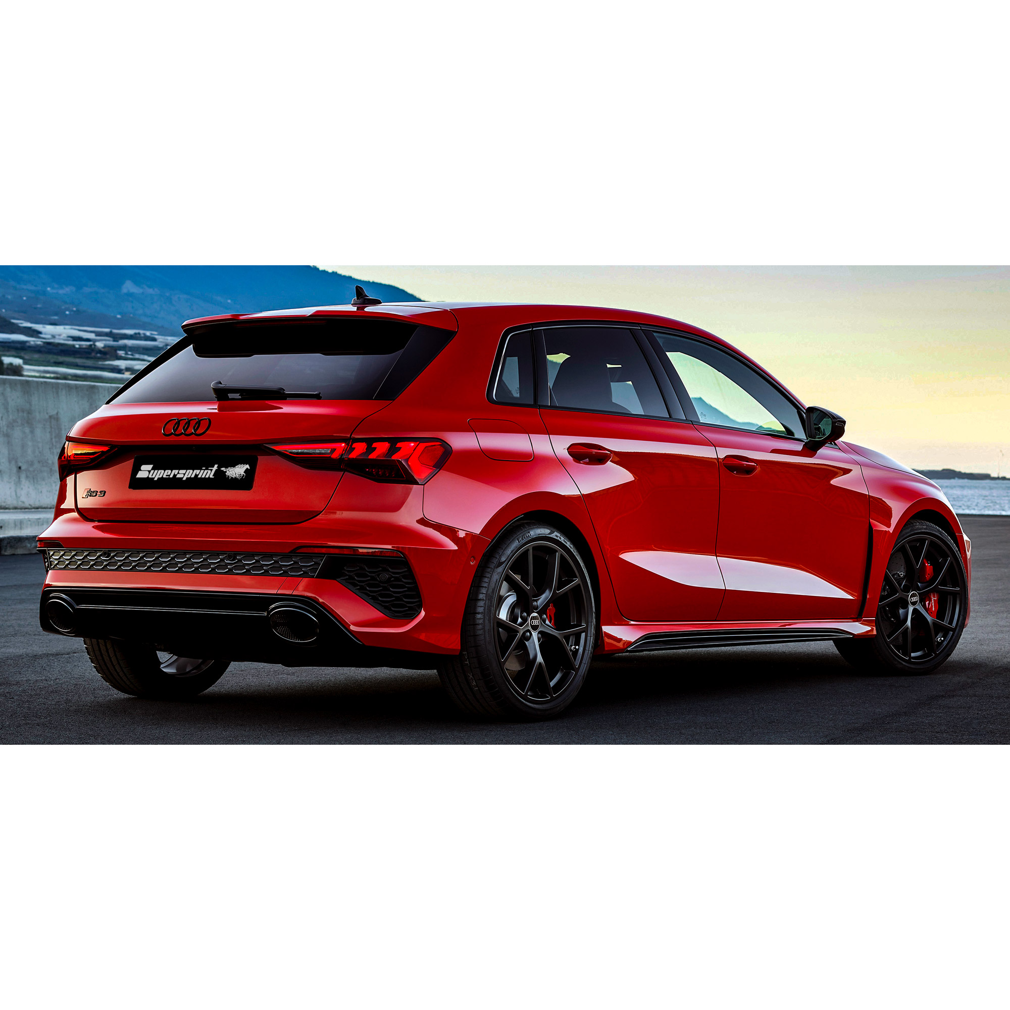 AUDI RS3 8Y Sportback QUATTRO 2.5 TFSI (400 Hp - models with GPF) 2022 ->2024 (Twin Pipe)
