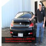 Supersprint BMW 650i Exhaust Installation with Sound Clips