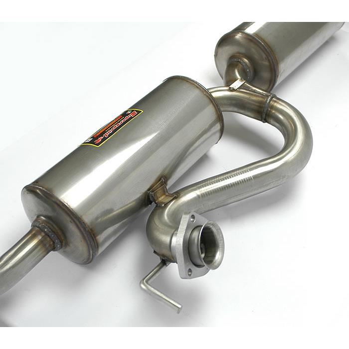 Rear exhaust Right 100% Stainless Steel O76 + Left O76 