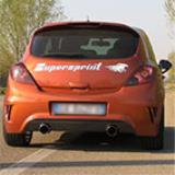 OPEL CORSA D OPC Nürburgring 1.6i Turbo (211 Hp) 2011 -> Full Supersprint exhaust