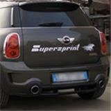BMW MINI Cooper S Countryman ALL4 1.6i Turbo 2010 -> Supersprint Catback system - Revving