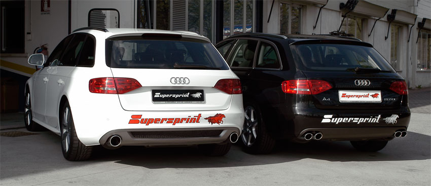 AUDI A4 B8 (Sedan + Avant) 2.0 TFSI (180 Hp - 211 - 224 Hp) '13 -> '16, Audi,  exhaust systems