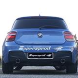 Full exhaust system for BMW F20 116i / 118i under development
