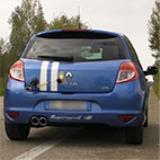 RENAULT CLIO III GT/Gordini 1.6i 16v (128 Hp) 2009 -> Supersprint Catback system (acceleration)