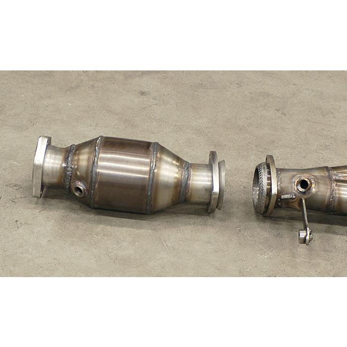 Catalizador metalico delantero izquierdo