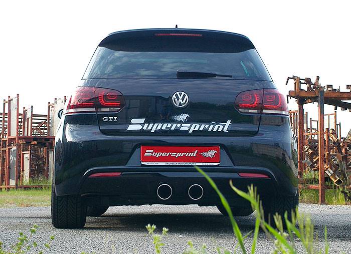 Performance sport exhaust for VW GOLF mk6 GTI Edition 35, VW GOLF VI GTI  EDITION 35 2.0 TSI (235 Hp) 2011 -> (Ø65mm), Volkswagen, exhaust systems