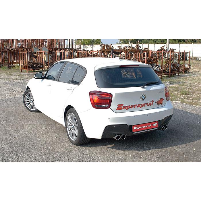 Connecting pipe + rear exhaust Right OO80 - Left OO80