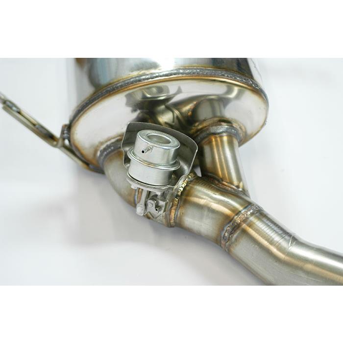 Rear exhaust Left OO100 with valve