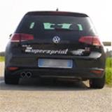 VW GOLF VII 1.4 TSI (122 Hp - 140 Hp) 2012 -> Supersprint full exhaust system