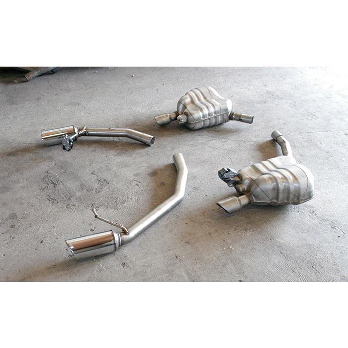 Rear pipe Right O100 (Muffler delete) for AUDI A4 B8 (Sedan + Avant) 2.0 TDI  (120-143-150-170-177-190 Hp) '08 ->, Rear pipe Right O100 (Muffler delete)